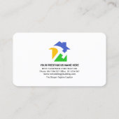 Carte De Visite Votre nom Handyman Signalisation Building (Dos)