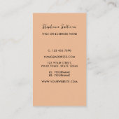 Carte De Visite Votre profession Arbre rustique (Dos)