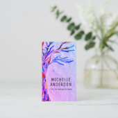 Carte De Visite Votre Profession Purple (Debout devant)