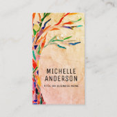 Carte De Visite Votre profession QR Code Terracotta (Devant)