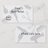 Carte De Visite Votre salon de coiffure (Devant / Derrière)