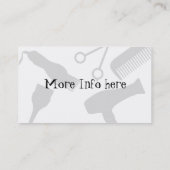 Carte De Visite Votre salon de coiffure (Dos)