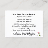 Carte De Visite Votre Série D'Artisanats De Charme (Dos)