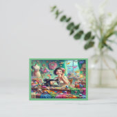 Carte De Visite Votre Série D'Artisanats De Charme (Debout devant)