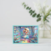 Carte De Visite Votre Série D'Artisanats De Charme (Debout devant)