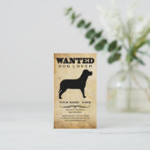 Carte De Visite voulu : amoureux des chiens (Debout devant)