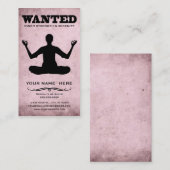 Carte De Visite voulu : force et sérénité intérieures (Devant / Derrière)