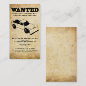 Carte De Visite voulu : services de chasse-neige (Devant / Derrière)