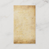 Carte De Visite voulu : services de chasse-neige (Dos)