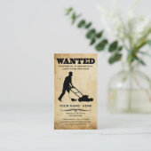 Carte De Visite voulu : services de soin de pelouse (Debout devant)