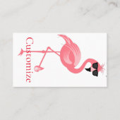 Carte De Visite Vous Êtes Flamant rose Hot Thunder_Cove (Dos)