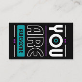 Carte De Visite Vous êtes une formidable motivation dire (Devant)