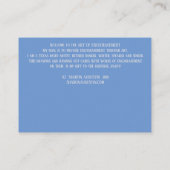 CARTE DE VISITE VOUS ÊTES UNE PIÈCE DE L'UNIVERS (Dos)