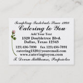 Carte De Visite Vous traitez - Une affaire élégante - SRF (Dos)