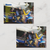 Carte De Visite Vous voulez TAXI TUK-TUK ? (Devant / Derrière)