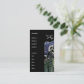 Carte de visite Voyage (Debout devant)