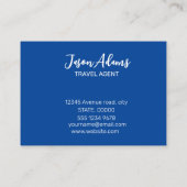 Carte De Visite Voyage (Dos)