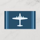 Carte De Visite voyage à bandes rétro (Dos)