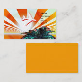 Carte De Visite Voyage à l'île (Devant / Derrière)