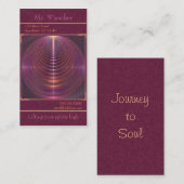 Carte De Visite Voyage au mandala d'âme (Devant / Derrière)