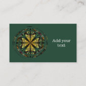 Carte De Visite Voyage celtique Abstrait (Devant)