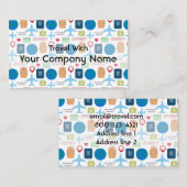 Carte De Visite Voyage dans le monde (Devant / Derrière)