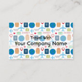 Carte De Visite Voyage dans le monde (Devant)