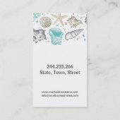 Carte De Visite Voyage de mer de vacances de vol de directeur (Dos)