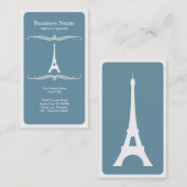 Carte De Visite voyage de mod (Tour Eiffel) (Devant / Derrière)