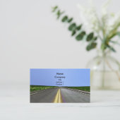 Carte De Visite Voyage de route - norme (Debout devant)