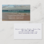 Carte De Visite Voyage élégant professionnel de spa de relaxation (Devant / Derrière)