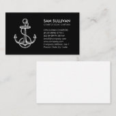 Carte De Visite Voyage en bateau de pêche (Devant / Derrière)