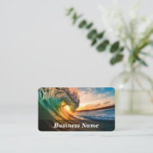 Carte De Visite Voyage / Vacances (Debout devant)