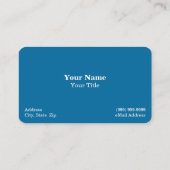 Carte De Visite Voyage / Vacances (Dos)