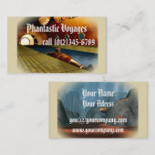 Carte De Visite voyages fantastiques (Devant / Derrière)