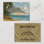 Carte De Visite Voyages tropicaux (Devant / Derrière)