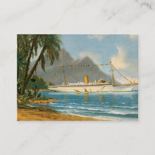 Carte De Visite Voyages tropicaux (Devant)