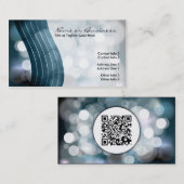 Carte De Visite voyants clignotants avec code QR (Devant / Derrière)