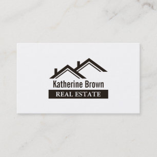 Carte De Visite Vrai agent immobilier professionnel moderne