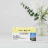 Carte De Visite Vrai désert Southwes de gestionnaire immobilier (Debout devant)