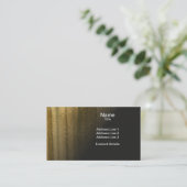 Carte De Visite Vraie fibre de bois australienne balayée de (Debout devant)