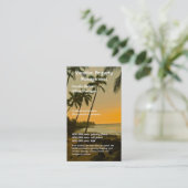 Carte De Visite Vraie gestion de propriété d'agent immobilier ou (Debout devant)