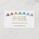 Carte De Visite VTT coloré (Dos)