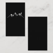 Carte De Visite VTT Nature Vélo de descente (Devant / Derrière)