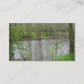 Carte De Visite Vue de la rivière (Dos)