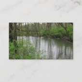 Carte De Visite Vue de la rivière (Dos)