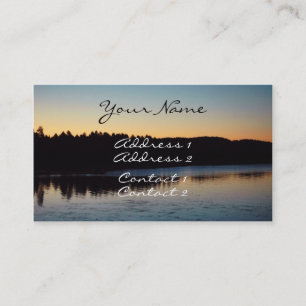 Carte De Visite Vue de matin