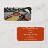 Carte De Visite Vue de mon kayak (Devant / Derrière)