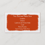 Carte De Visite Vue de mon kayak (Dos)