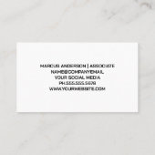 Carte De Visite Vue de table | Sciage | Bois coupé (Dos)